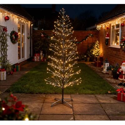 SHATCHI - 4ft Snowy Twig Tree - Brown - Decorative tree SHATCHI - 4ft Snowy Twig Tree - Brown - Decorative tree