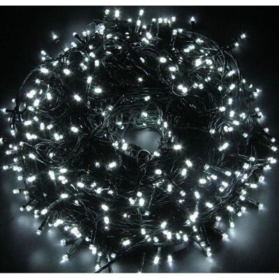 SHATCHI 1000 Cool White LEDs Multifunction Timer Outdoor String Fairy Lights - String Lights SHATCHI 1000 Cool White LEDs Multifunction Timer Outdoor String Fairy Lights - String Lights