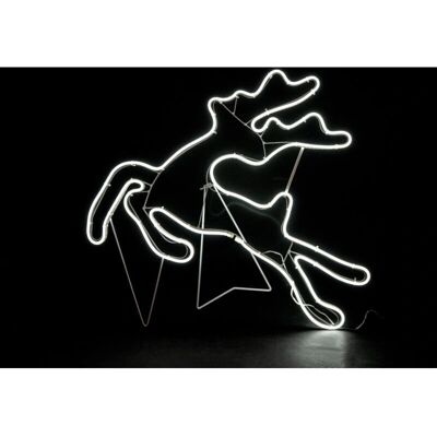 Shatchi Christmas Jumping Reindeer Rope Lights Silhouette - Christmas Outdoor Decor Shatchi Christmas Jumping Reindeer Rope Lights Silhouette - Christmas Outdoor Decor