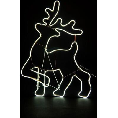 Shatchi Christmas Neon Rope Light Silhouette Walking Reindeer - Christmas Neon Rope Light Shatchi Christmas Neon Rope Light Silhouette Walking Reindeer - Christmas Neon Rope Light