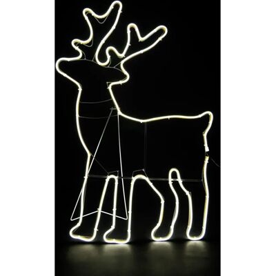 Shatchi Christmas Neon Rope Light Silhouette Standing Reindeer - Wall Decor Shatchi Christmas Neon Rope Light Silhouette Standing Reindeer - Wall Decor