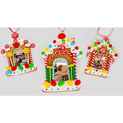 Shatchi 12pcs Christmas Tree Hanging Pendant Photo Frames Xmas Home Party Ornament Decor Shatchi 12pcs Christmas Tree Hanging Pendant Photo Frames Xmas Home Party Ornament Decor