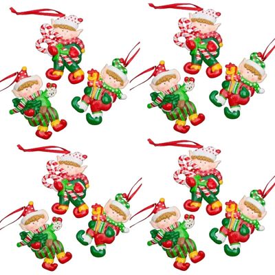Shatchi 115710 - Christmas Decorations - Hand-painted ceramic figurines Shatchi 115710 - Christmas Decorations - Hand-painted ceramic figurines