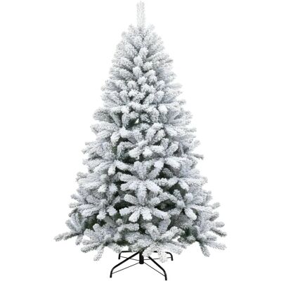 SHATCHI - 4FEET - Green - Snow Flocked - Christmas Tree SHATCHI - 4FEET - Green - Snow Flocked - Christmas Tree