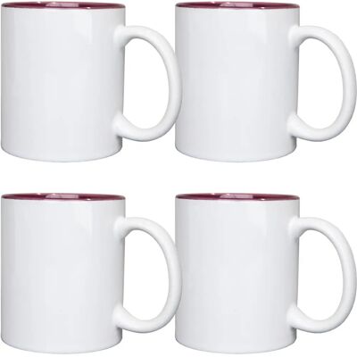 Shatchi 36 Sublimation Mug 2 Tone Coated Heat Press Tea Coffee Cup Personalize Gift - Mug Shatchi 36 Sublimation Mug 2 Tone Coated Heat Press Tea Coffee Cup Personalize Gift - Mug