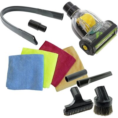 SPARES2GO - Car Valet Cleaning Tool Kit - PARKSIDE 32/35mm - Vacuum compatible - Car cleaning kit SPARES2GO - Car Valet Cleaning Tool Kit - PARKSIDE 32/35mm - Vacuum compatible - Car cleaning kit