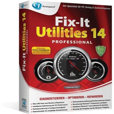 Avanquest Fix-It Utilities 14 Platinum - Dienstprogrammsoftware Avanquest Fix-It Utilities 14 Platinum - Dienstprogrammsoftware