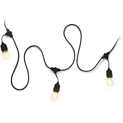 4lite - 4L2/8002 - Black - 11.5m - Festoon lights 4lite - 4L2/8002 - Black - 11.5m - Festoon lights