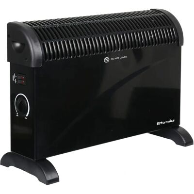 EMtronics - Convection Heater 2000W - Black - 2000W - Heater EMtronics - Convection Heater 2000W - Black - 2000W - Heater