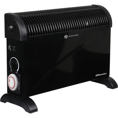 EMtronics - Convection Heater 2000W - Black - Convection heater EMtronics - Convection Heater 2000W - Black - Convection heater