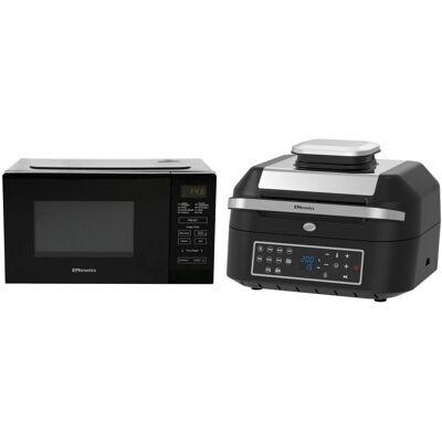 Emtronics - Air Fryer 6.3L Microwave 20L - Black - Kitchen Emtronics - Air Fryer 6.3L Microwave 20L - Black - Kitchen