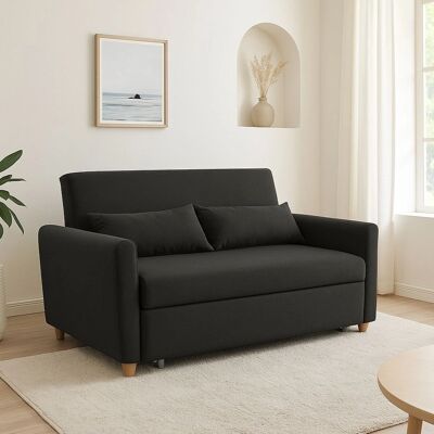 Dahlia - Black 2-Seater - Pull Out - Sofa Bed Dahlia - Black 2-Seater - Pull Out - Sofa Bed