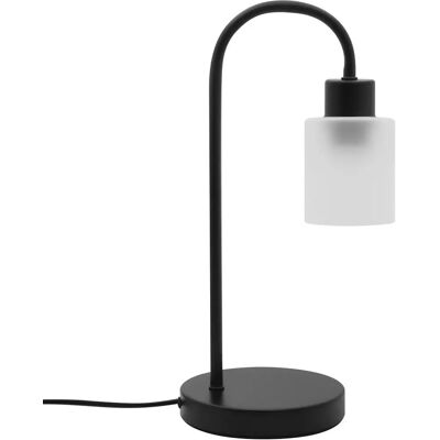 Long Life Lamp Company - T509 - Black - Frosted Glass Shade - Table lamp Long Life Lamp Company - T509 - Black - Frosted Glass Shade - Table lamp