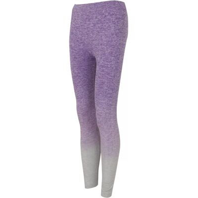 Tombo TL300 Naadloze Lichtgrijs/Paars Leggings - Leggings Tombo TL300 Naadloze Lichtgrijs/Paars Leggings - Leggings