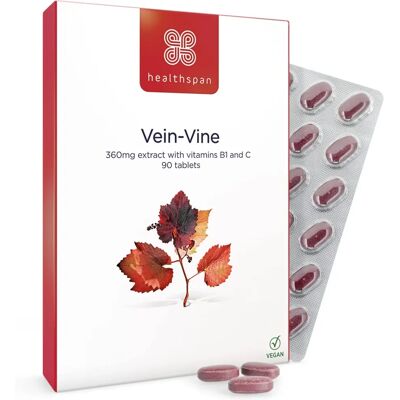 Healthspan Vein-Vine - Tired Legs - 90 Tablets Healthspan Vein-Vine - Tired Legs - 90 Tablets