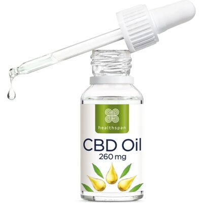 Healthspan 260mg CBD Oil Drops - CBD Oil Healthspan 260mg CBD Oil Drops - CBD Oil