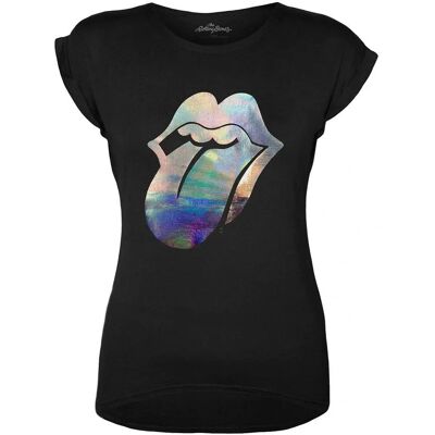 Rolling Stones Folie Tunga Svart T-shirt - Rock Rolling Stones Folie Tunga Svart T-shirt - Rock