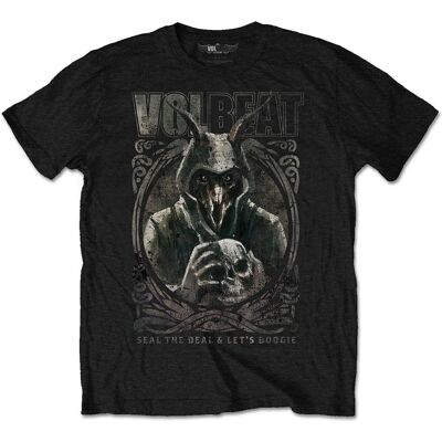 HeyRusty Volbeat - Capra cu Craniu Negru Mare Tricou HeyRusty Volbeat - Capra cu Craniu Negru Mare Tricou