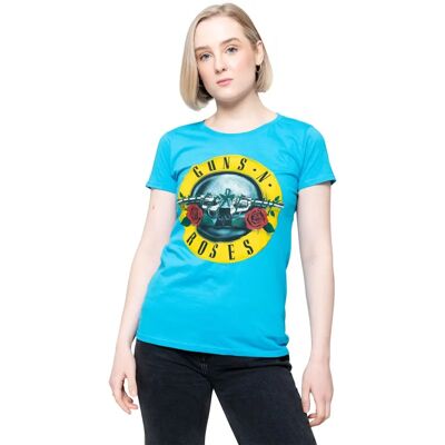 Guns N' Roses Blå Slim T-shirt - T-shirt Guns N' Roses Blå Slim T-shirt - T-shirt