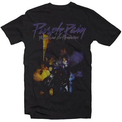 Prince Purple Rain T-Shirt - Unisex Black Prince Purple Rain T-Shirt - Unisex Black