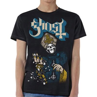 Koszulka Ghost Papa Of The World Czarna - XXL Koszulka Ghost Papa Of The World Czarna - XXL