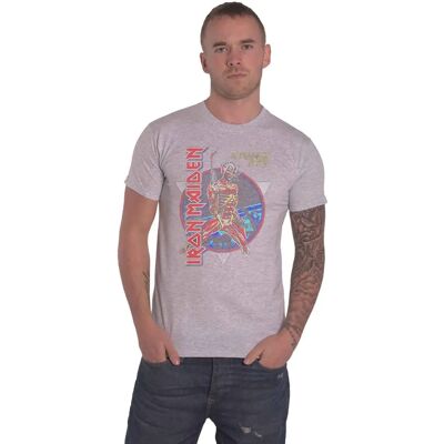 Iron Maiden Modell S Grå T-shirt - T-shirt Iron Maiden Modell S Grå T-shirt - T-shirt