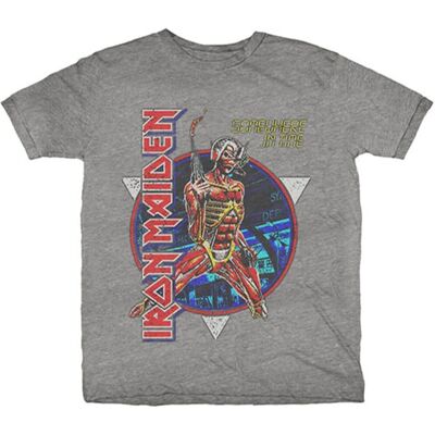 Iron Maiden Modell IMTEE67MG Grå XL - T-shirt Iron Maiden Modell IMTEE67MG Grå XL - T-shirt