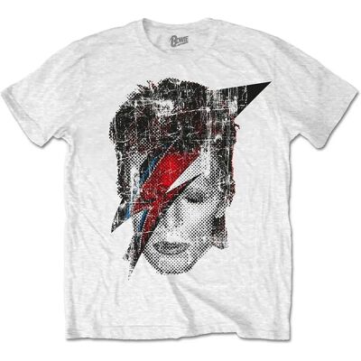 David Bowie Halftone Face Vit T-shirt - Unisex Rock T-shirt David Bowie Halftone Face Vit T-shirt - Unisex Rock T-shirt