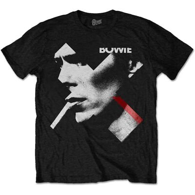 HeyRusty David Bowie X Rök Röd Svart Liten - T-shirt HeyRusty David Bowie X Rök Röd Svart Liten - T-shirt