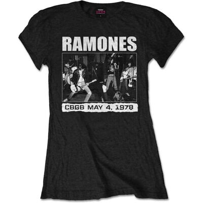 Tricou negru Ramones CBGB 1978 - Rock Off Tricou negru Ramones CBGB 1978 - Rock Off