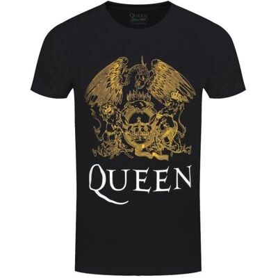 Queen Crest Noir Small - T-shirt - Publicité Queen Crest Noir Small - T-shirt - Publicité
