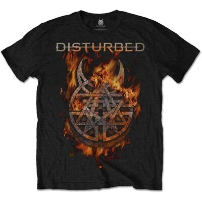 HeyRusty Disturbed svart T-shirt - Rock Off HeyRusty Disturbed svart T-shirt - Rock Off