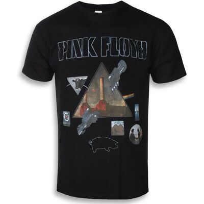 Tricou Negru Pink Floyd Montage - Rock Off Tricou Negru Pink Floyd Montage - Rock Off