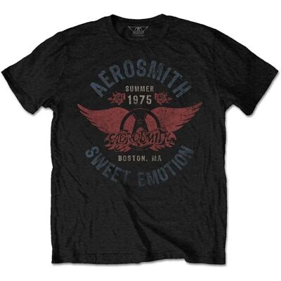Aerosmith Modell AEROTS02MB - Svart T-shirt med Sweet Emotion Aerosmith Modell AEROTS02MB - Svart T-shirt med Sweet Emotion