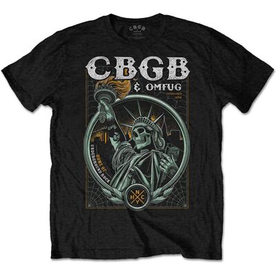 Dam T-shirt Hey Rusty Cbgb - Liberty Svart Small - T-shirt Dam T-shirt Hey Rusty Cbgb - Liberty Svart Small - T-shirt
