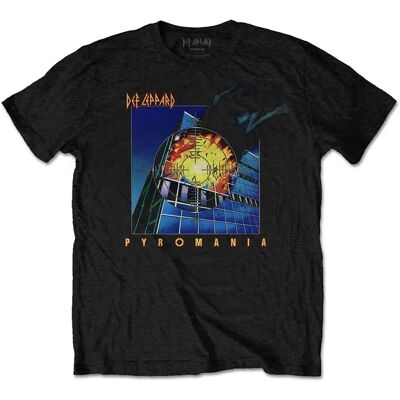 HeyRusty Def Leppard Pyromania Svart Medium - T-shirt HeyRusty Def Leppard Pyromania Svart Medium - T-shirt