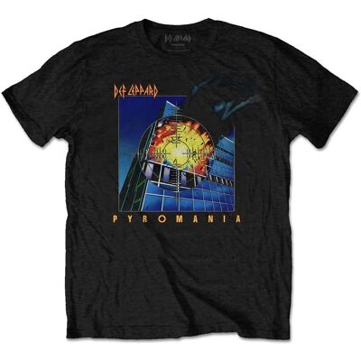 Def Leppard Pyromania svart T-shirt - Rock Off Def Leppard Pyromania svart T-shirt - Rock Off