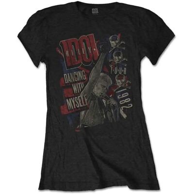 Billy Idol Dam T-shirt - Dancing With Myself - Rock Billy Idol Dam T-shirt - Dancing With Myself - Rock