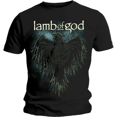 Svart T-shirt Lamb of God - Rock Off Svart T-shirt Lamb of God - Rock Off