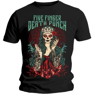 HeyRusty Lady Muerta Zwarte T-shirt - Rock Off - Officieel Merchandise HeyRusty Lady Muerta Zwarte T-shirt - Rock Off - Officieel Merchandise
