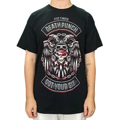 HeyRusty Five Finger Death Punch - Insigne de motociclist - Rock Off - M HeyRusty Five Finger Death Punch - Insigne de motociclist - Rock Off - M