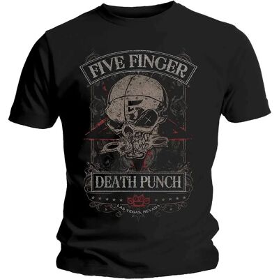 HeyRusty Five Finger Death Punch - Svart Stor T-shirt HeyRusty Five Finger Death Punch - Svart Stor T-shirt