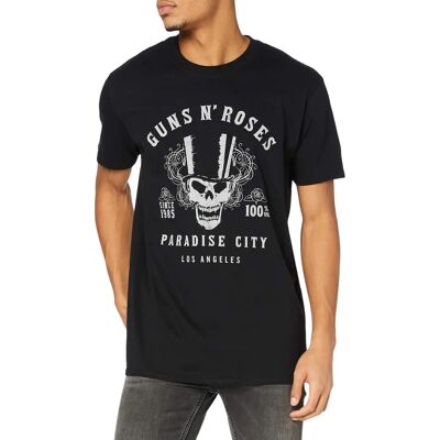 Guns N' Roses Official Band T-shirt - 100% Cotton - Black XL Guns N' Roses Official Band T-shirt - 100% Cotton - Black XL