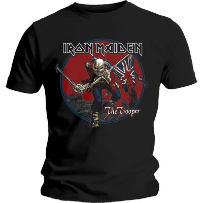 Iron Maiden Powerslave Lightning Circle T-Shirt Schwarz XXL Iron Maiden Powerslave Lightning Circle T-Shirt Schwarz XXL