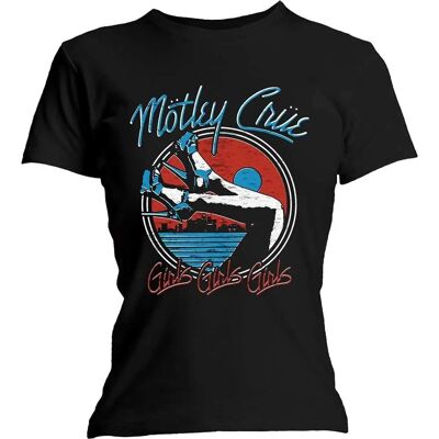 Motley Crue Heels V.3 Black T-shirt - Rock Motley Crue Heels V.3 Black T-shirt - Rock