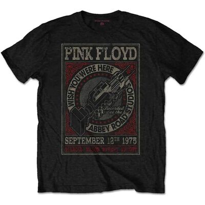 Pink Floyd WYWH Abbey Road Studios Svart T-shirt - Rock Pink Floyd WYWH Abbey Road Studios Svart T-shirt - Rock