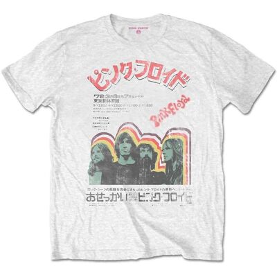 Pink Floyd Japanskt Poster T-shirt - Rock kläder Pink Floyd Japanskt Poster T-shirt - Rock kläder