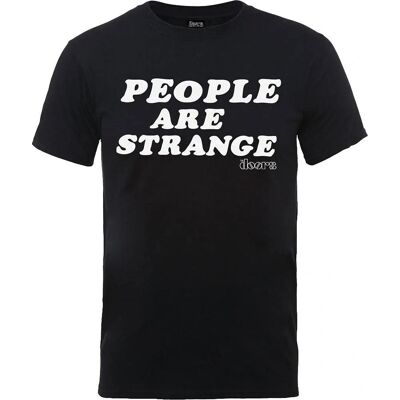 The Doors People Are Strange Black T-Shirt - T-Shirt The Doors People Are Strange Black T-Shirt - T-Shirt