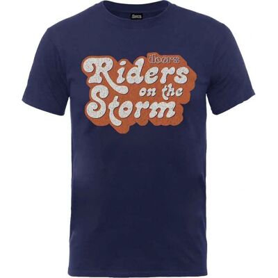 HeyRusty Dörrarna Riders On The Storm Logo Blå Small - T-shirt HeyRusty Dörrarna Riders On The Storm Logo Blå Small - T-shirt