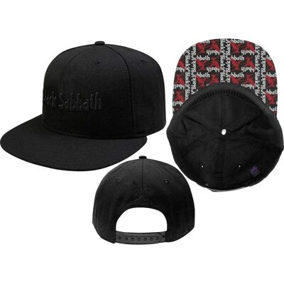 Black Sabbath Logo & Dämon Unisex Snapback Cap Black Sabbath Logo & Dämon Unisex Snapback Cap